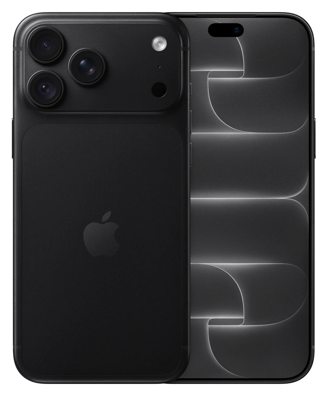 iPhone 18 Pro Max negro 256 GB, vista trasera y frontal
