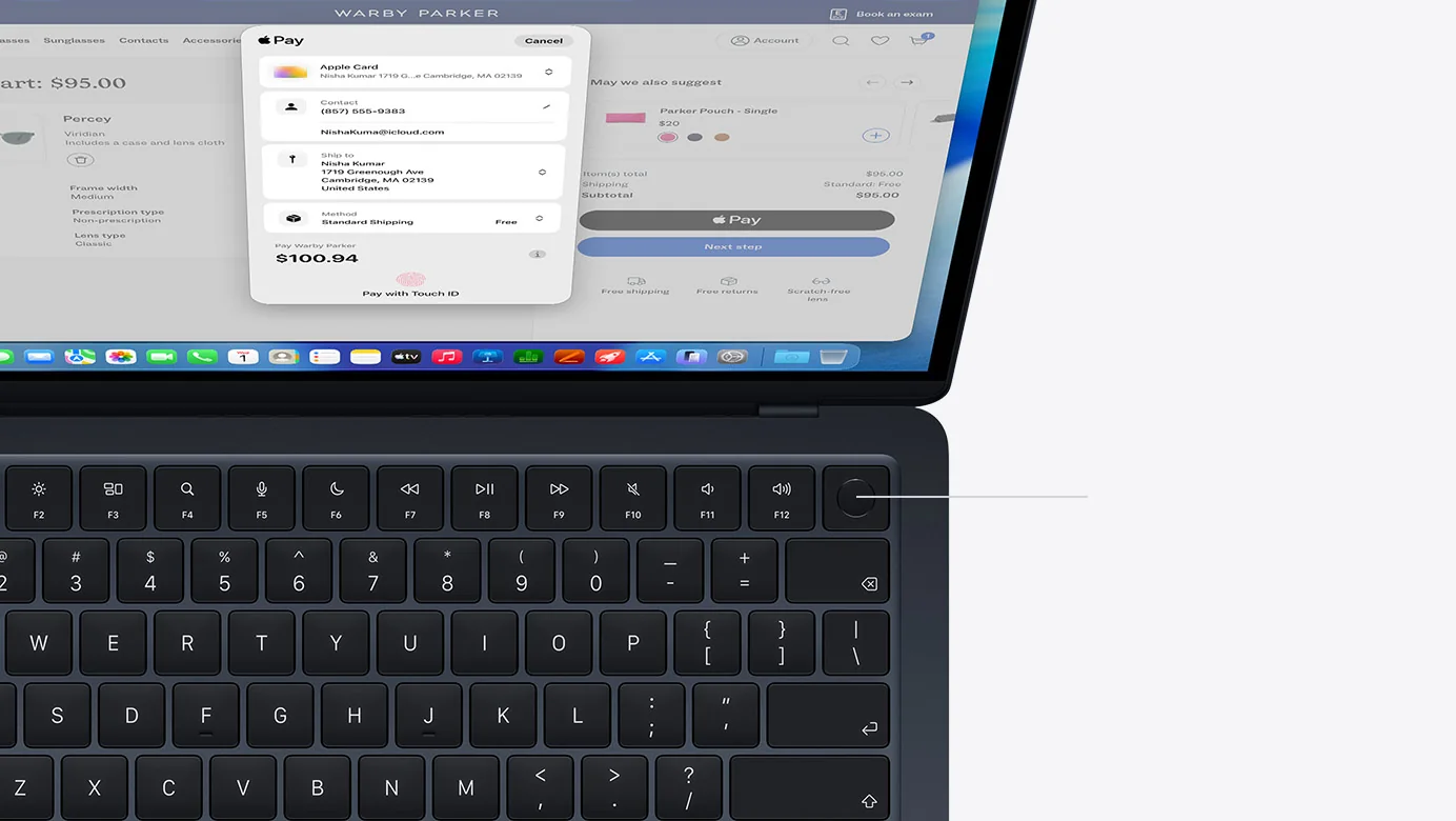 Magic Keyboard del MacBook Air