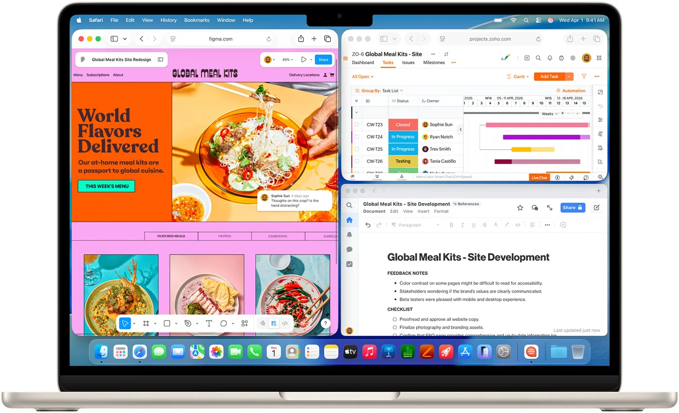 macOS en MacBook Air
