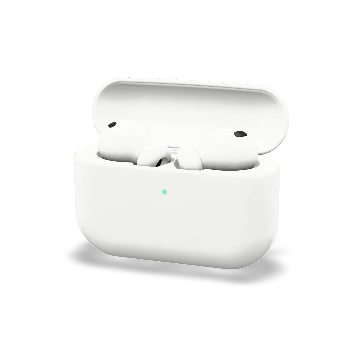 Estuche de AirPods Pro 3 abierto, con los dos auriculares dentro